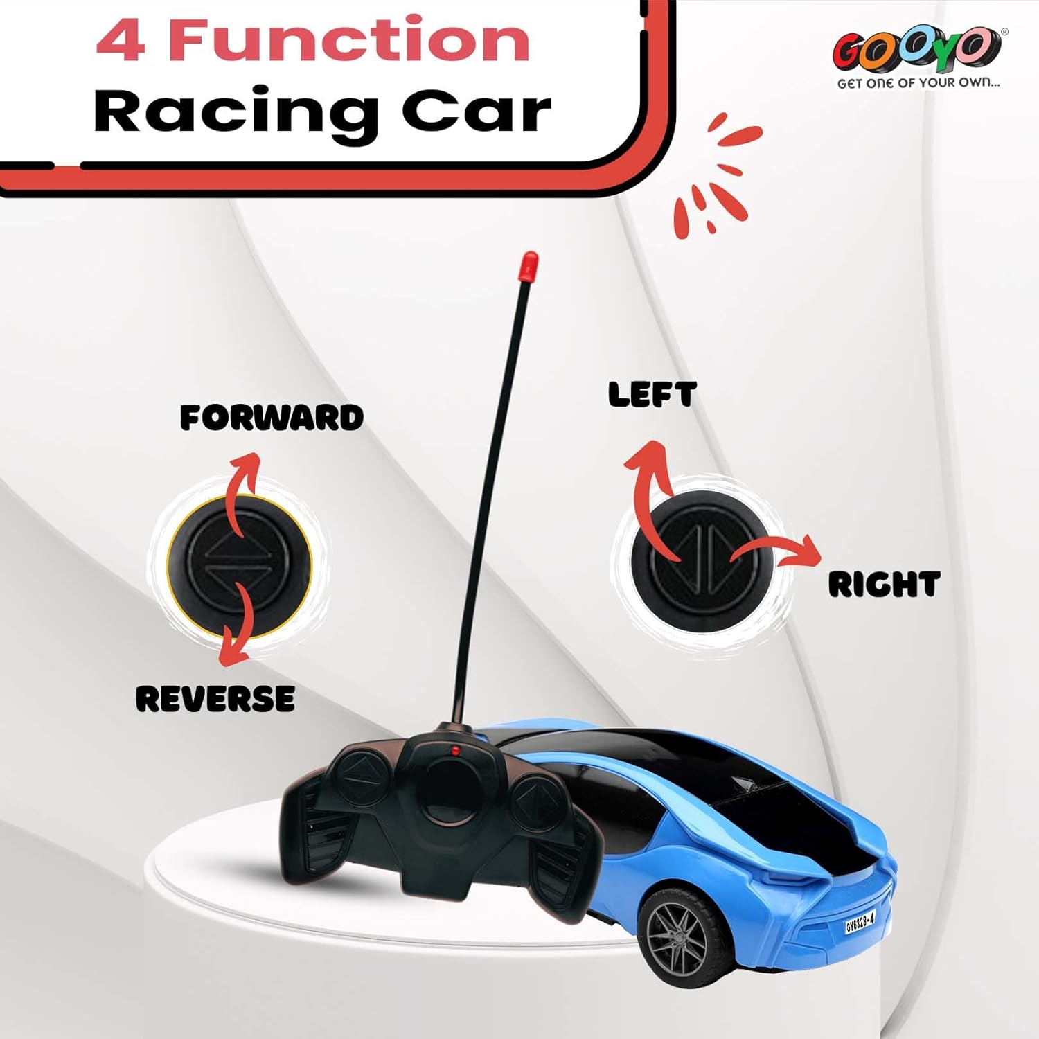 Gooyo High-Speed Remote Car Toy – Battery Operated