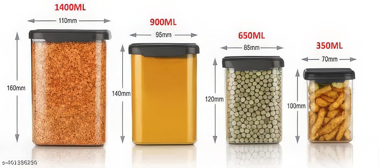 flymore Plastic Storage Box Set – 24 Pcs, Airtight