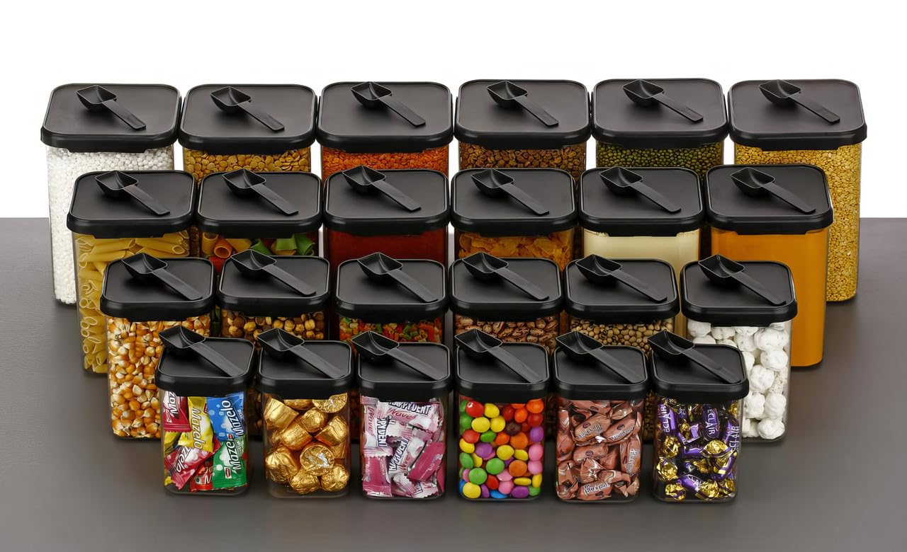 flymore Plastic Storage Box Set – 24 Pcs, Airtight
