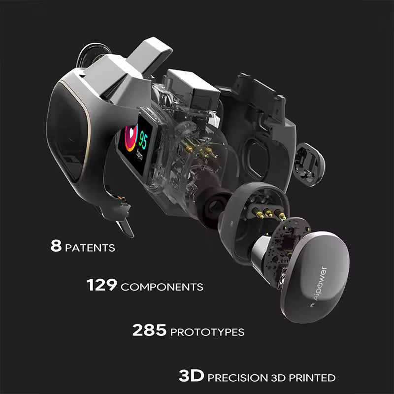 Aipower W20P Fitness Watch with Earphones