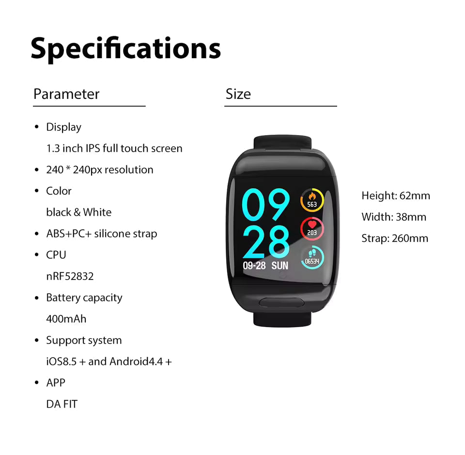 2-in-1 TWS Smartwatch G36