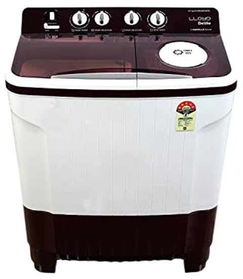 Lloyd Top Load Washing Machine – 8 Kg, Maroon