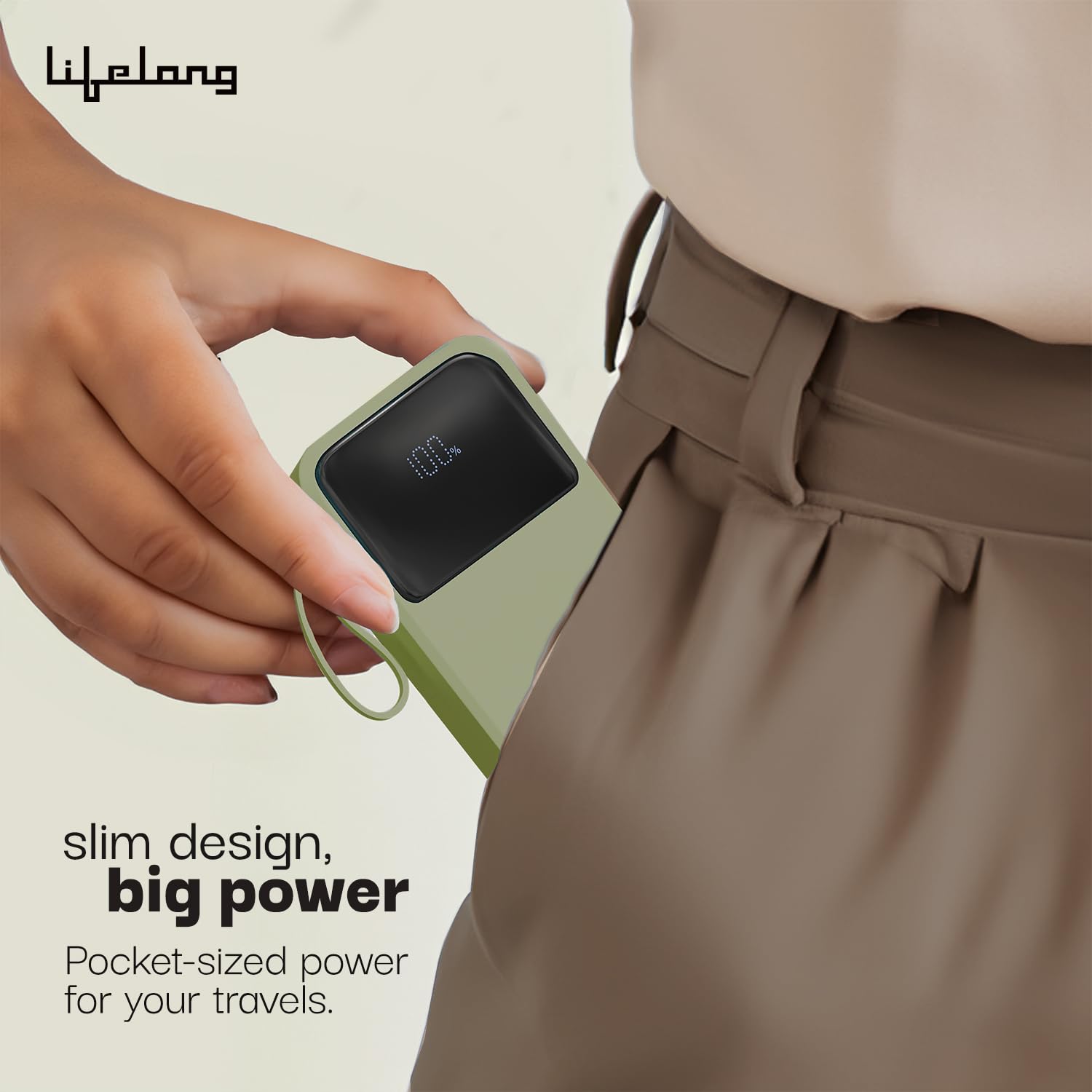 Lifelong ZenCharge 20000mAh Power Bank – 22.5W Fast Charging