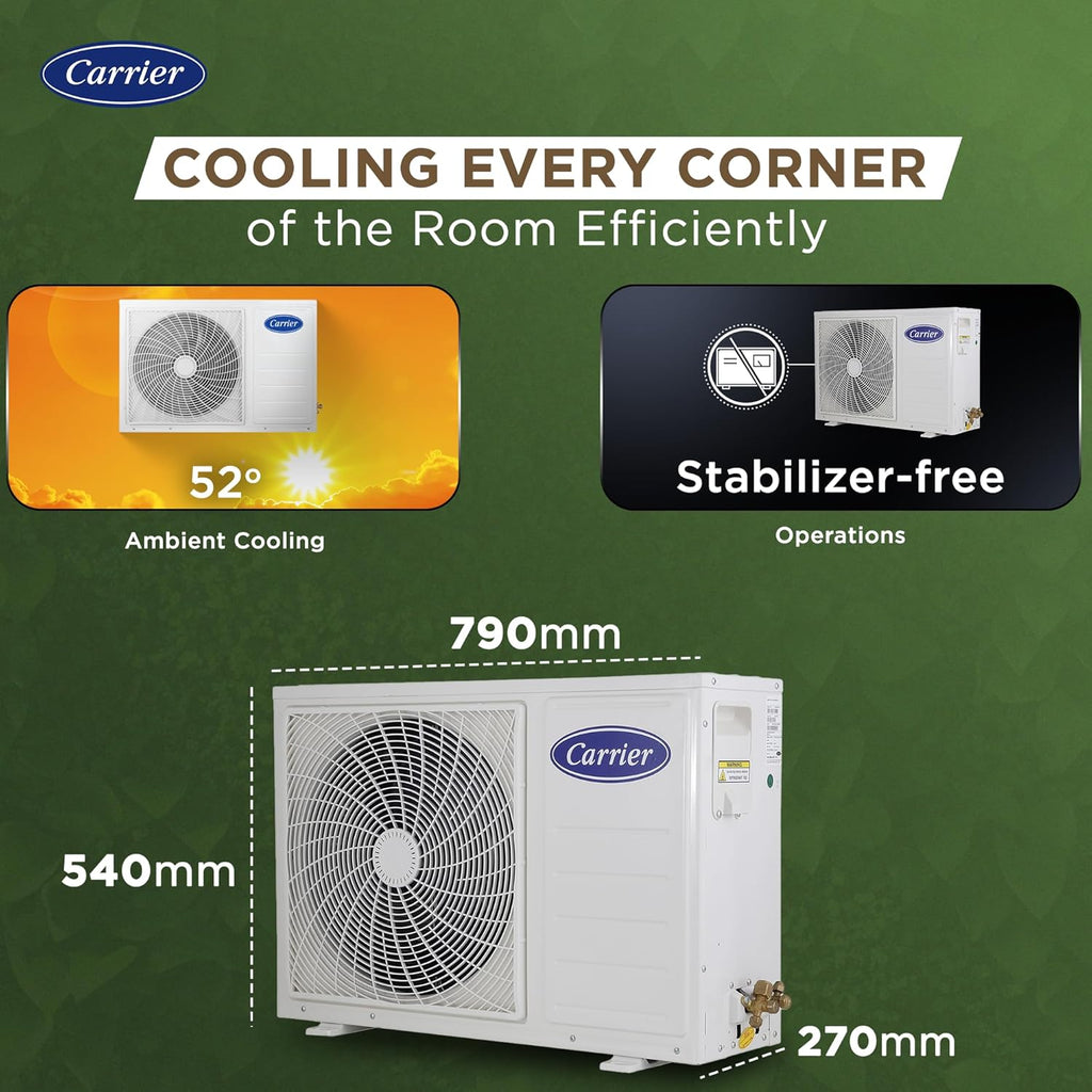 Carrier 1.5 Ton 3-Star Wi-Fi Inverter AC