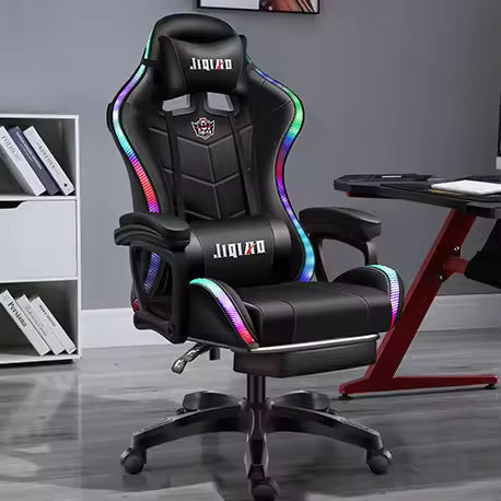 RGB PU Leather Gaming Chair with Speakers