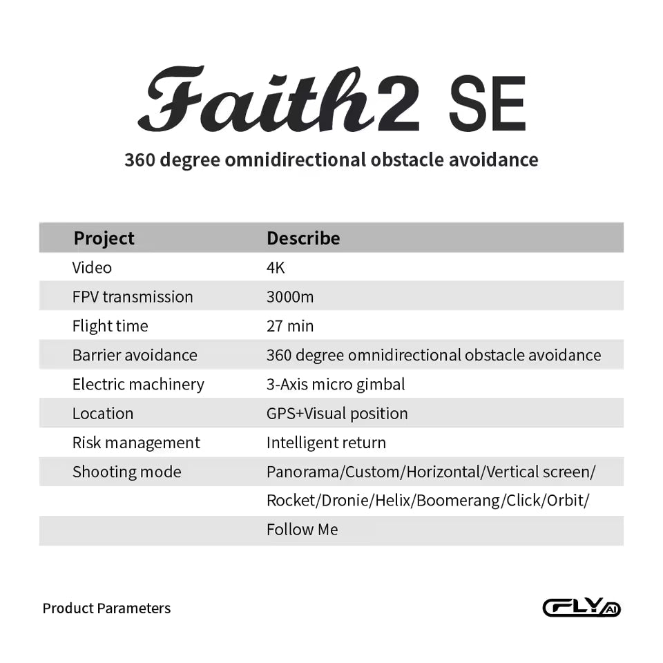 C-FLY Faith2 SE Obstacle Avoidance Drone